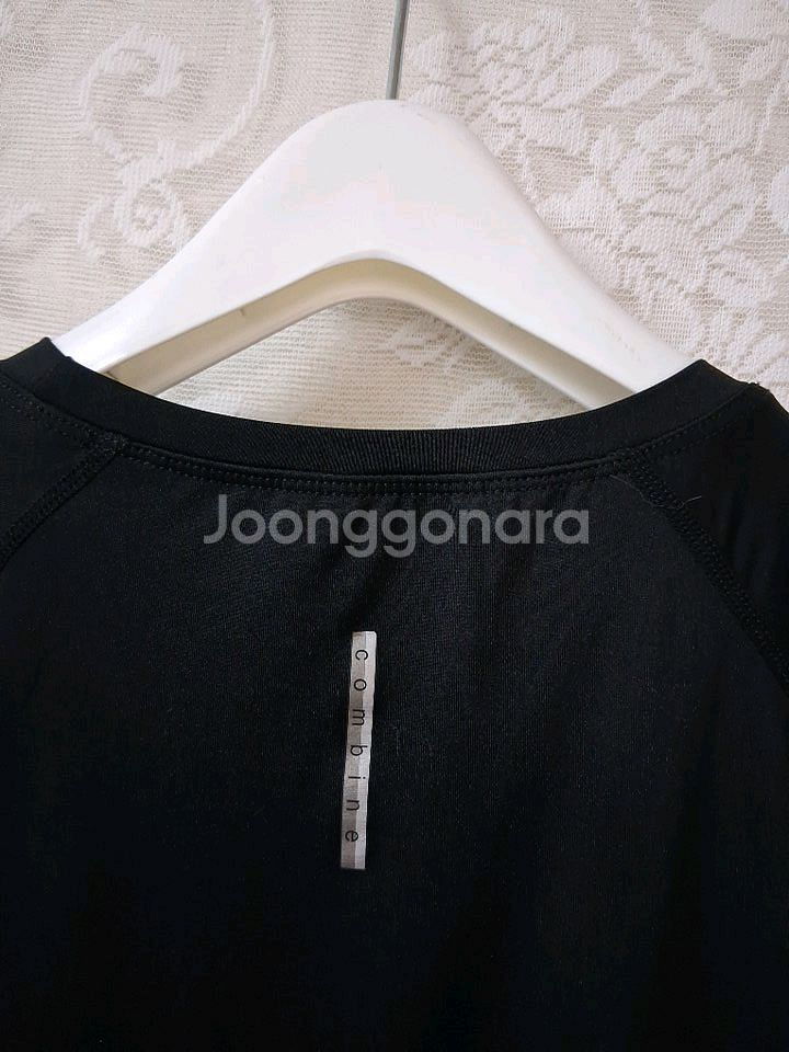 캡내장 검정 져지 반팔 티셔츠 S--4