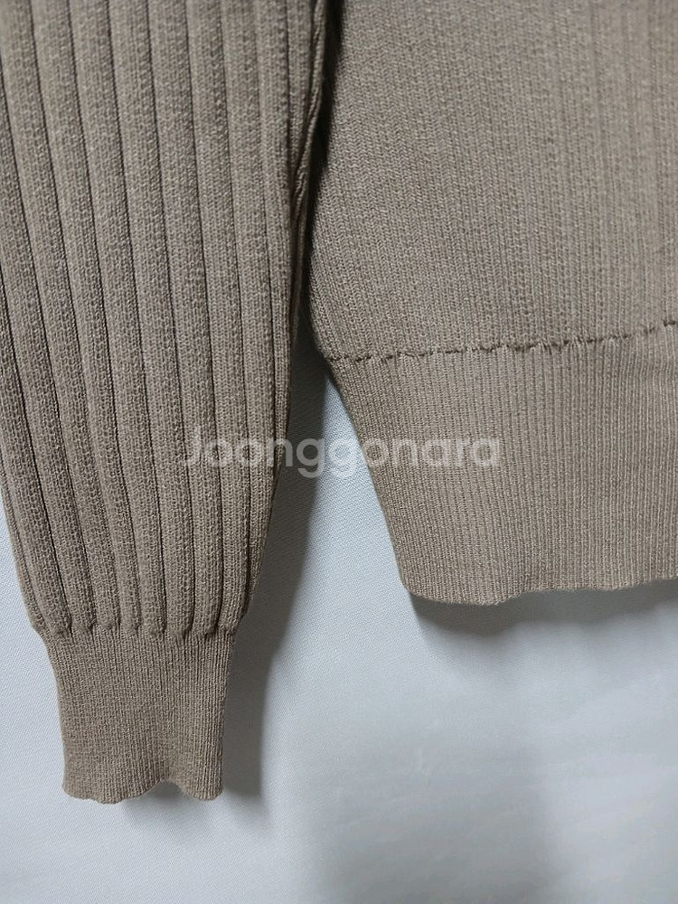 LeLpoch 골드버튼 니트 가디건 M정도--2