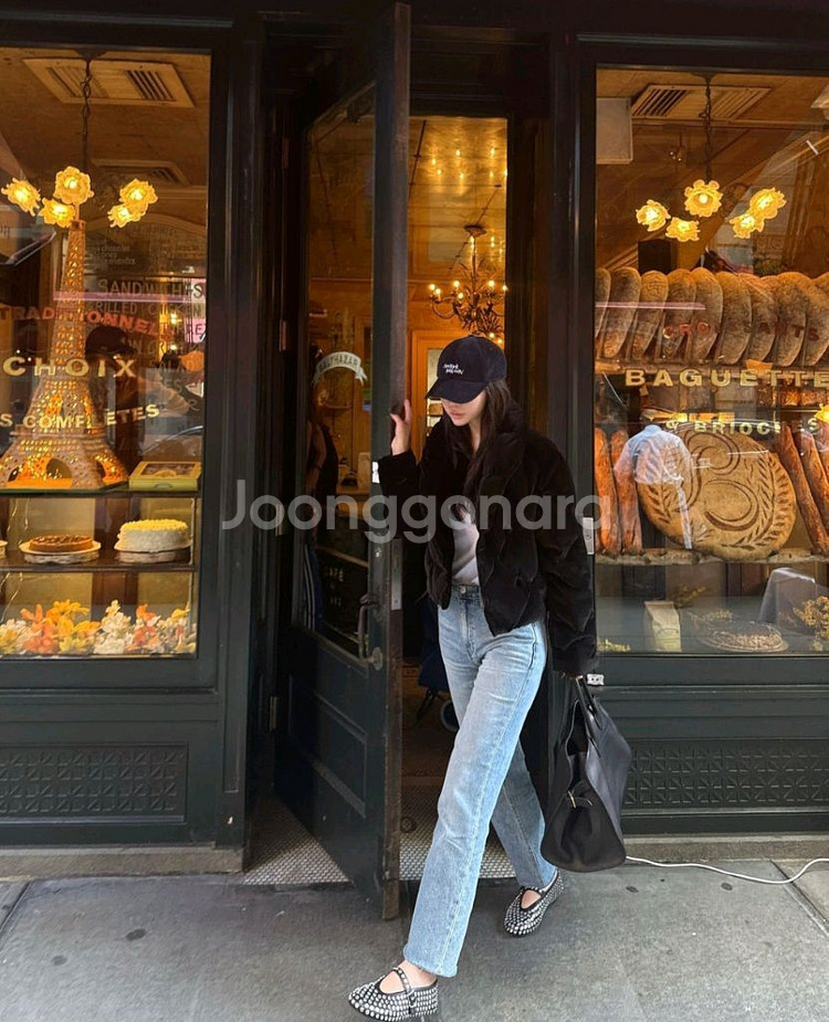 더로랑 벨벳패딩(S,새상품)--1