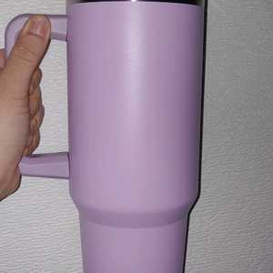 연보라 텀블러 1.2리터 2회 사용 무료배송(gs25 편의점반값택배)