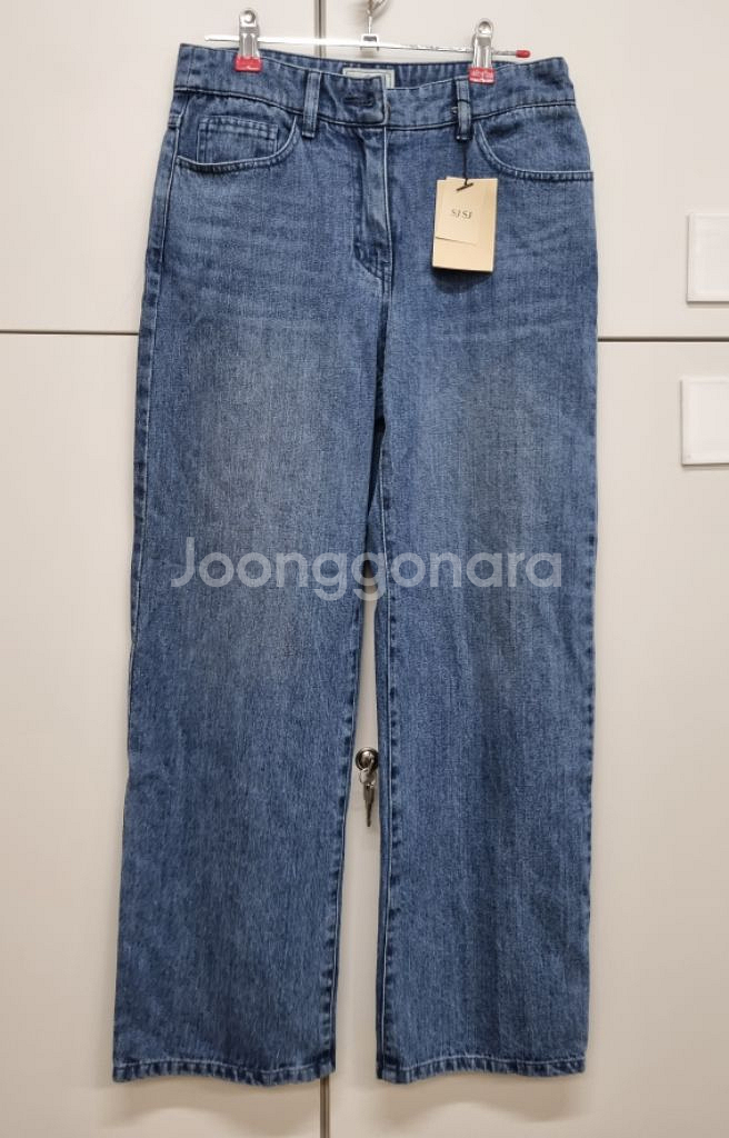 새상품.한섬 SJSJ 데님팬츠--6