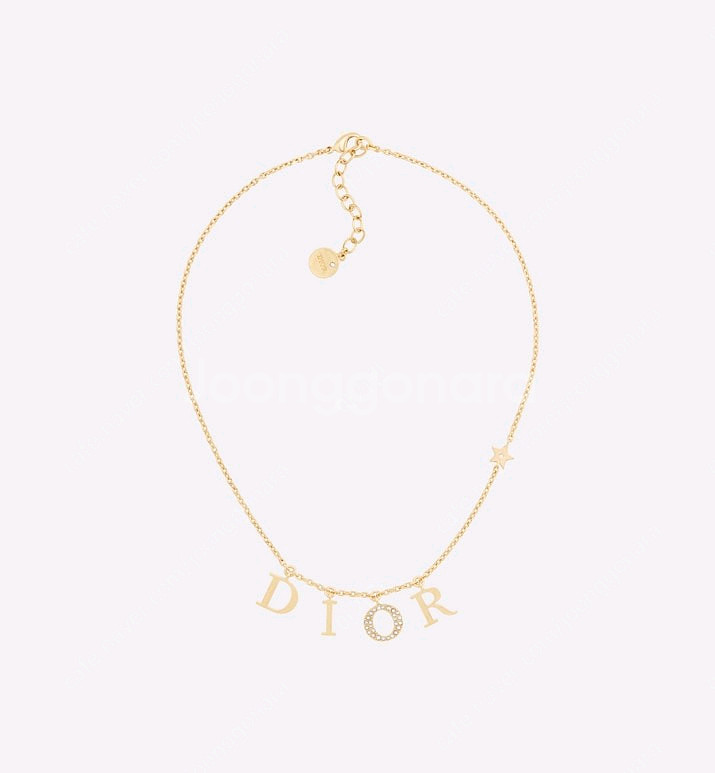 디올 목걸이 DIOR EVOLUTION 목걸이(골드)--2