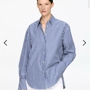 아르켓 릴렉스드 핏 스트라이프 셔츠 34