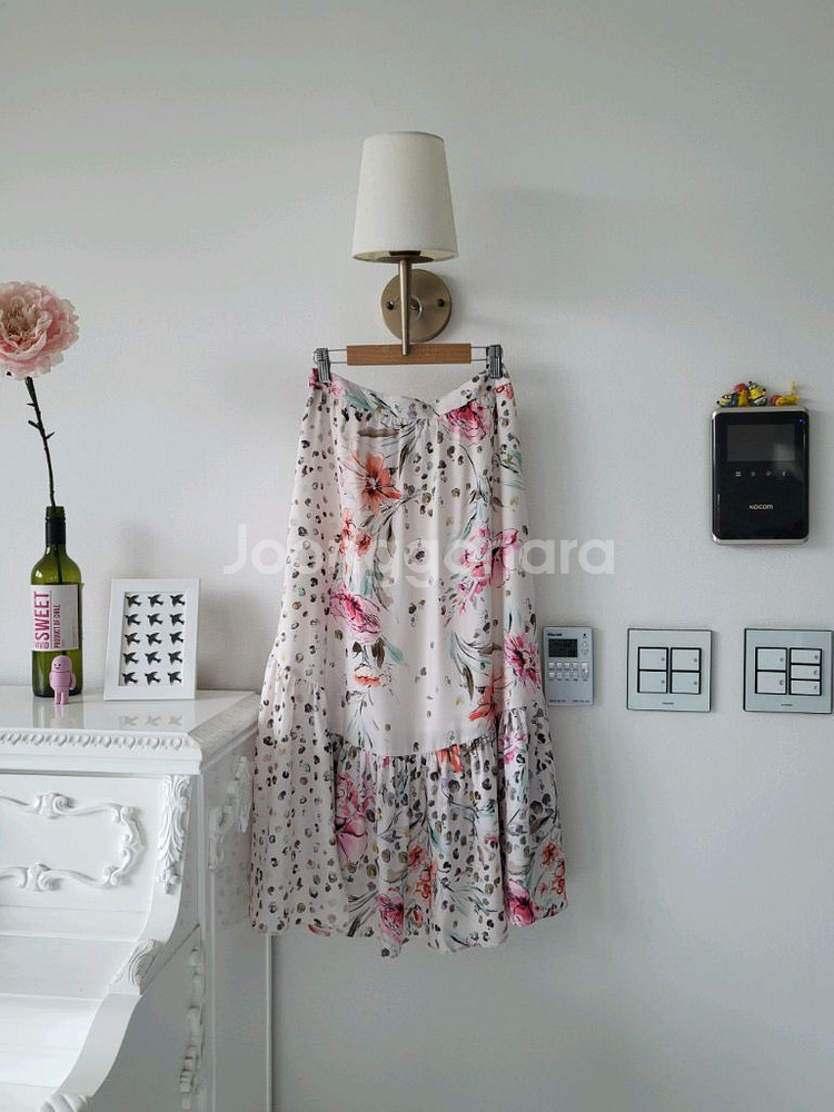 수입 꽃장식가디건ㆍ잇미샤 플로랄 롱스커트(반택포)--3