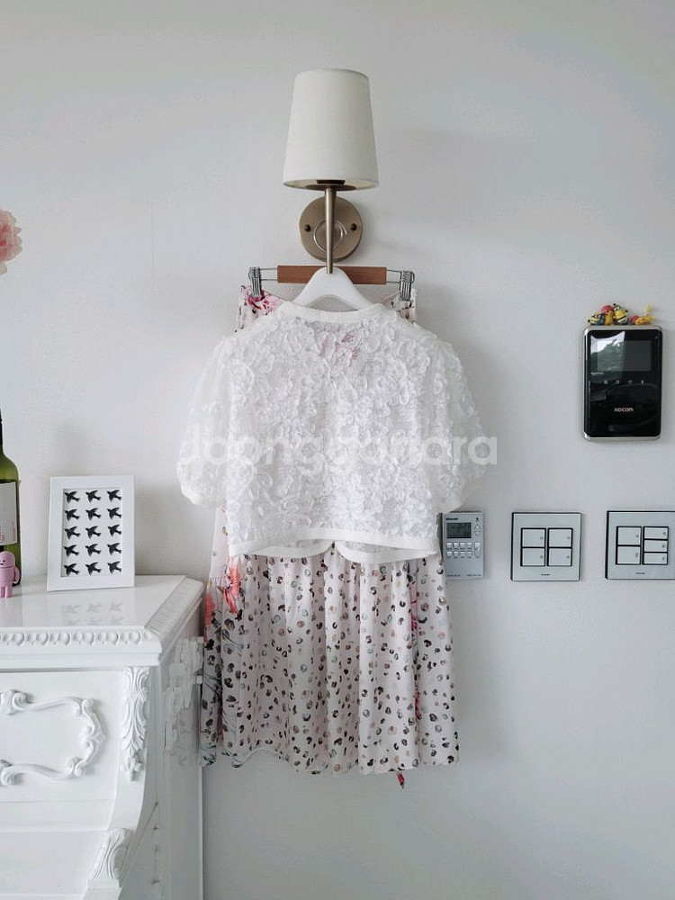 수입 꽃장식가디건ㆍ잇미샤 플로랄 롱스커트(반택포)--7