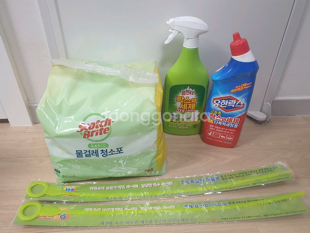 Scotch Brite 물걸레 청소포, 막대걸레, 홈스타 락스와세제, 유한락스 락스와세제, 배수관 청소기 (일괄판매--0