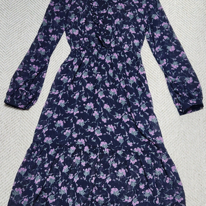 플로럴 쉬폰 롱원피스 반택포1.7