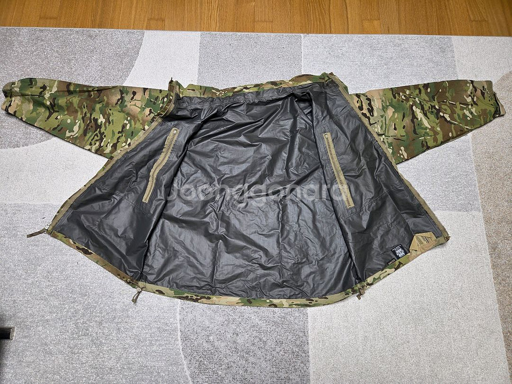 미군 3세대 신형 레벨6 멀티캠 고어텍스 팩라이트 XL 한벌 세트 신품급--7