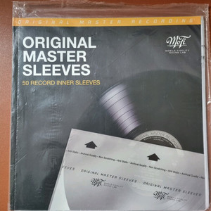 MoFi & Big Fudge 레코드 슬리브(LP 보호비닐) 새제품