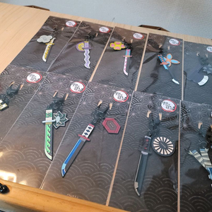 메가박스 귀멸의 칼날 일륜도 키링 택포