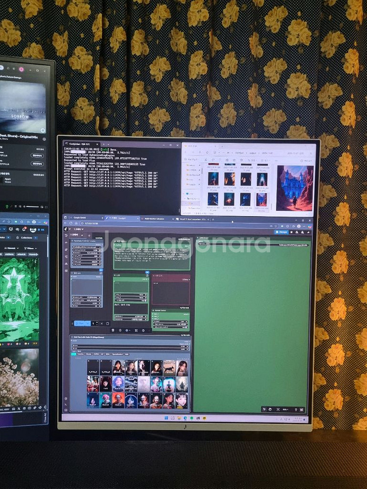 주연테크 세로본능 듀얼업 28인치--0