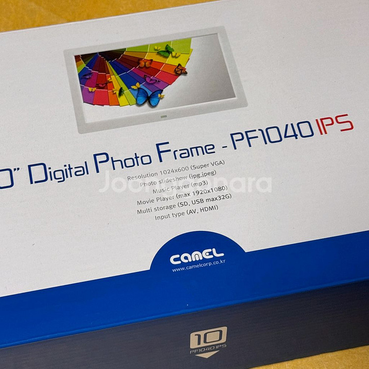 카멜 PF1040IPS 광시야각 미니 모니터 디지털액자 화이트 미개봉 새상품 판매합니다.--3