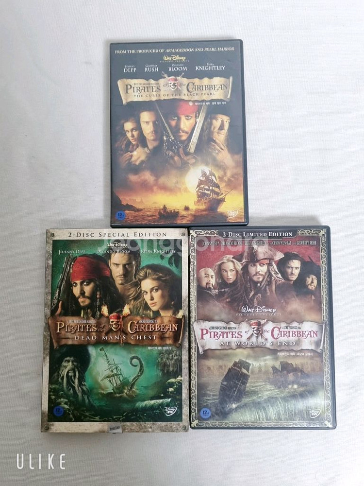 캐리비안의 해적 DVD 3편--1