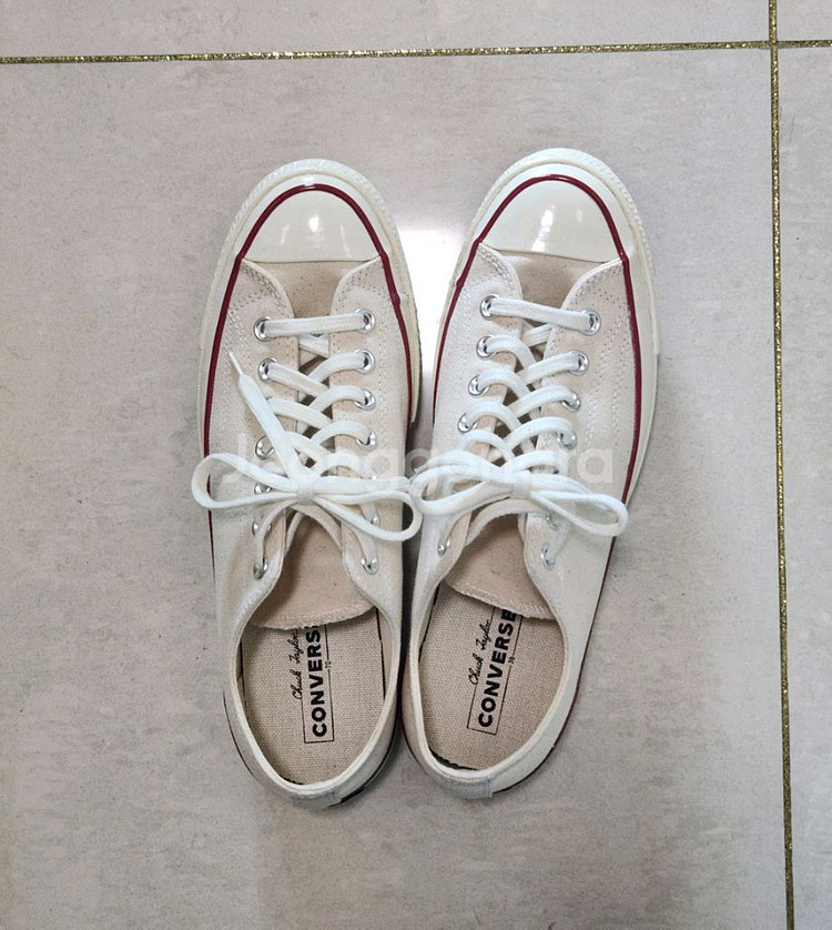 컨버스 척70 척테일러70 로우 파치먼트 270 1회착--0