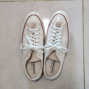 컨버스 척70 척테일러70 로우 파치먼트 270 1회착