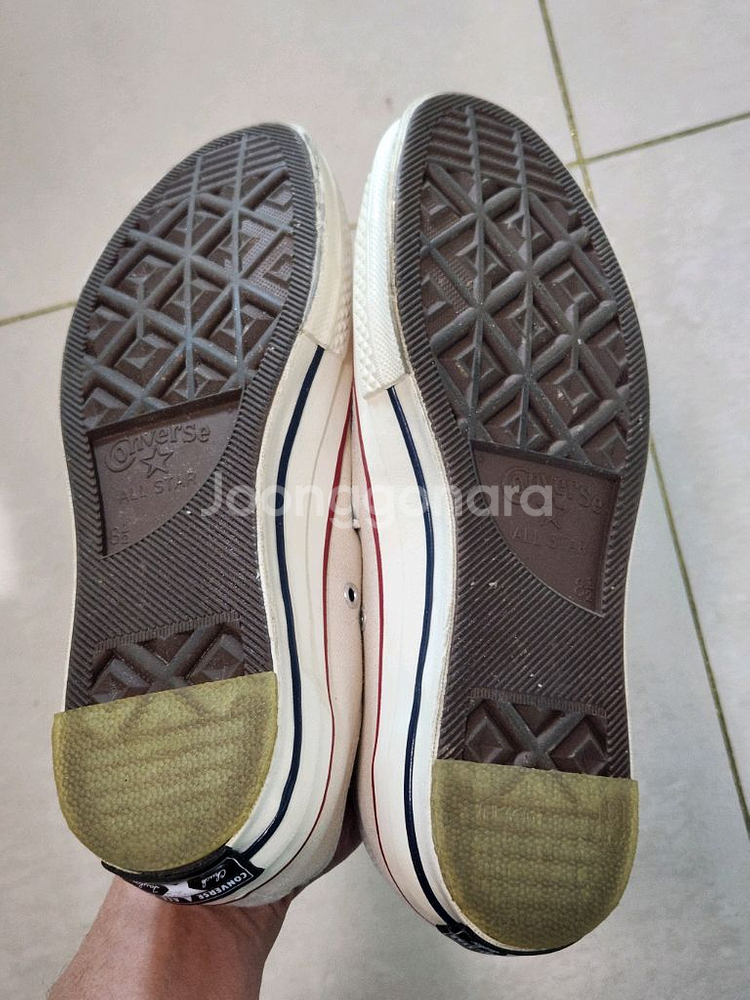 컨버스 척70 척테일러70 로우 파치먼트 270 1회착--2