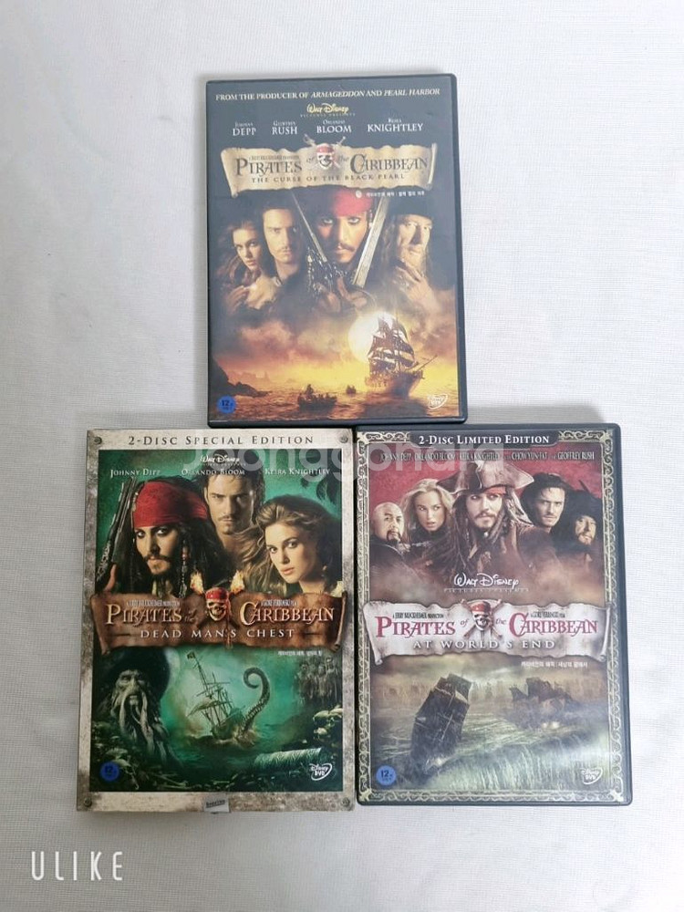 캐리비안의 해적 DVD 3편--0