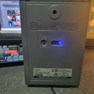 삼성 q800a 사운드바 + 리어 스피커