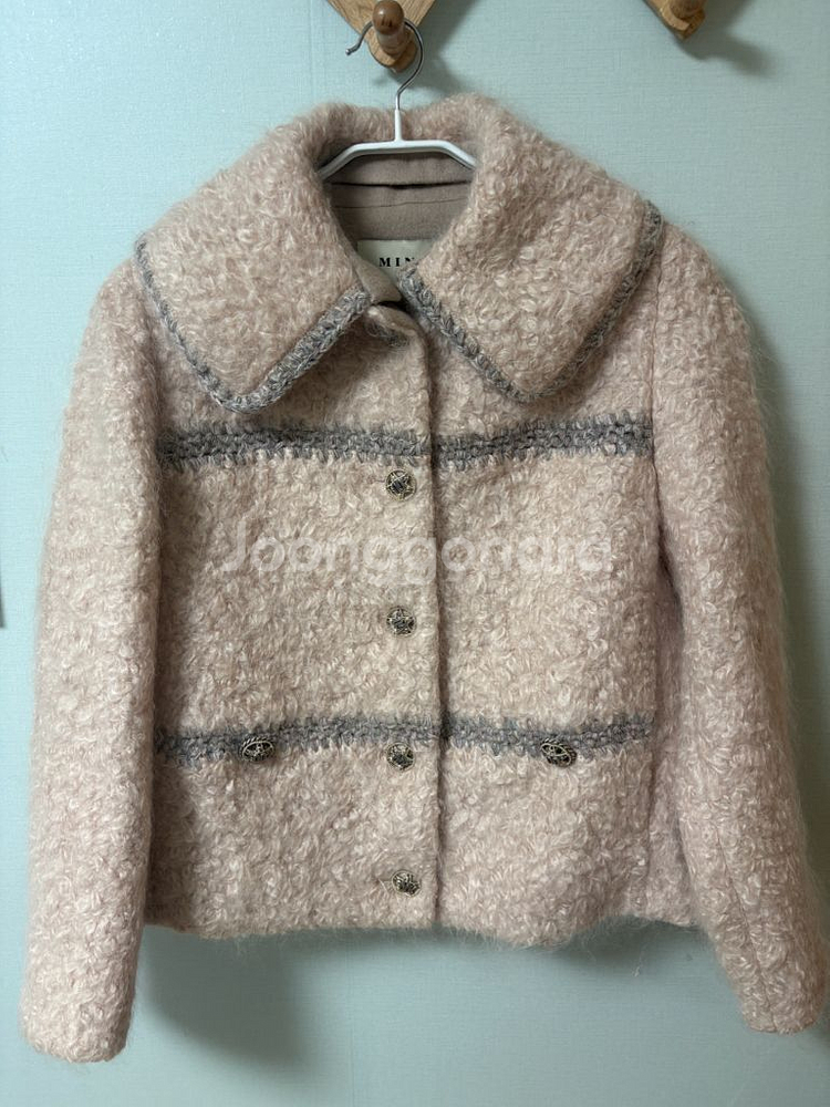 [마인] 콜롬보 모헤어 카라 탈부착 자켓--0