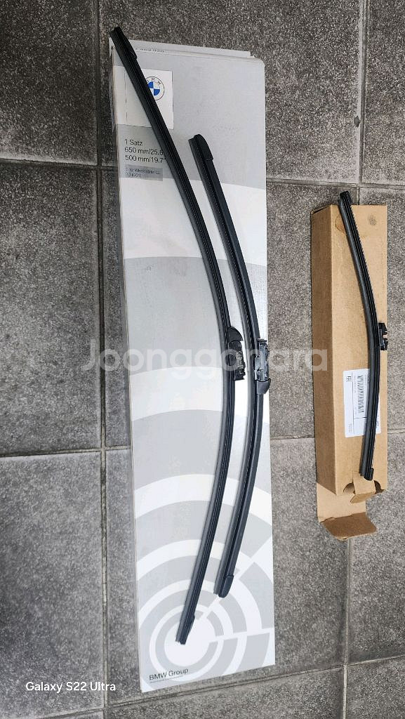 BMW x3 와이퍼정품 윈도우 레인바이저 세트--1