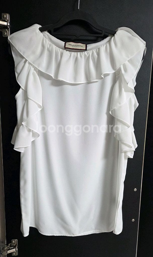 모조에스핀 플리츠 블라우스ㅡ정품--0