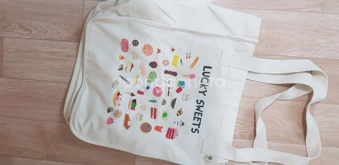 비이커 럭키 스윗 에코백 새상품--3