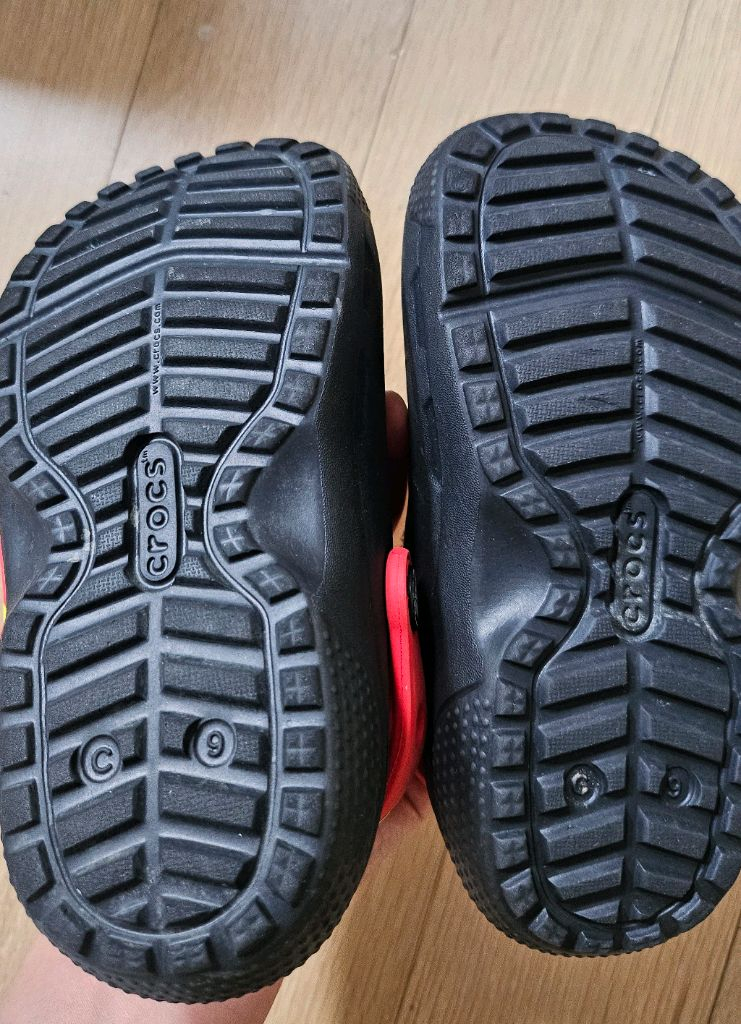 미키 겨울 신발 털크록스 키즈 C9 145-155세탁완료--2