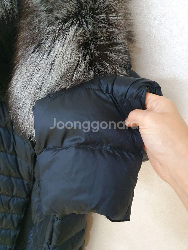 비비안탐 리버시블 폭스 퍼 구스 다운 패딩 점퍼 새상품--4