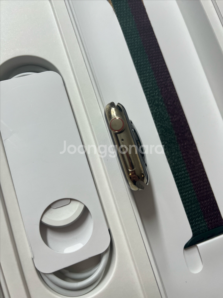 애플워치7스테인리스 45mm 풀박스--2