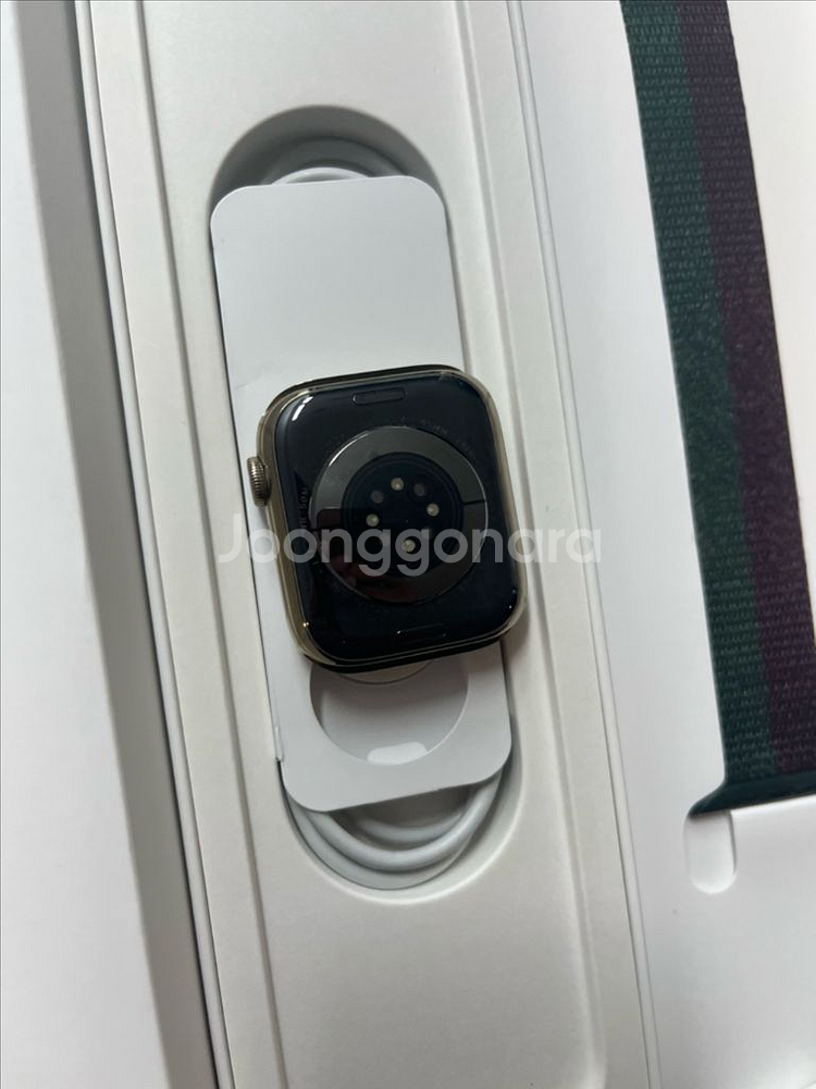 애플워치7스테인리스 45mm 풀박스--1