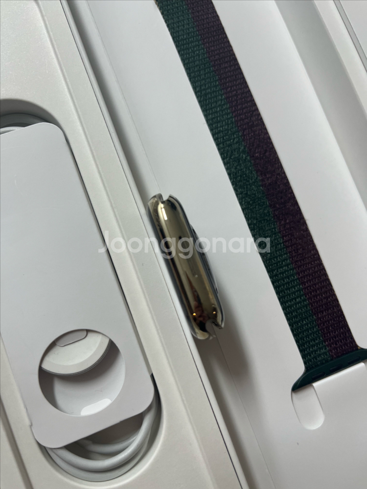 애플워치7스테인리스 45mm 풀박스--4