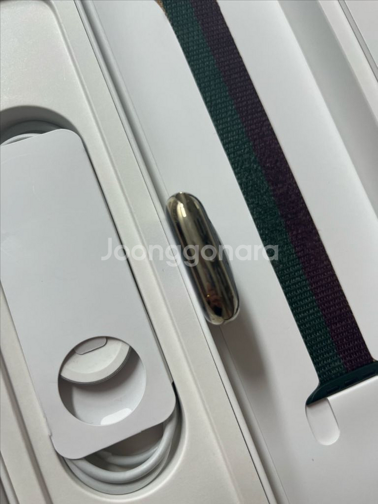 애플워치7스테인리스 45mm 풀박스--3