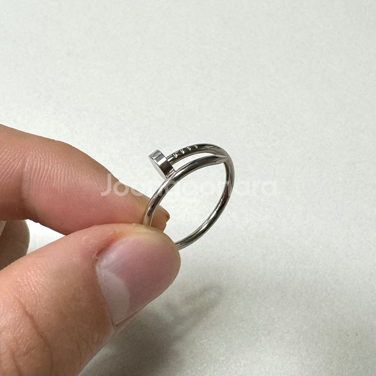 [59호/SM]까르띠에 저스트 앵 끌루 화이트골드 반지--4