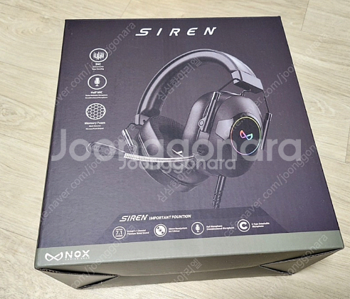 [헤드셋] NOX SIREN SR-1 헤드폰 판매합니다--1
