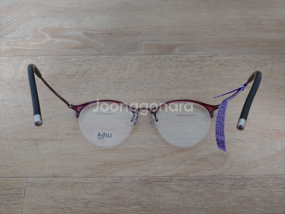 로렌스폴 안경 루다 LUDA 안경테 반무테 경량 버킷리스트 연예인 안경테 미착용 새제품--1