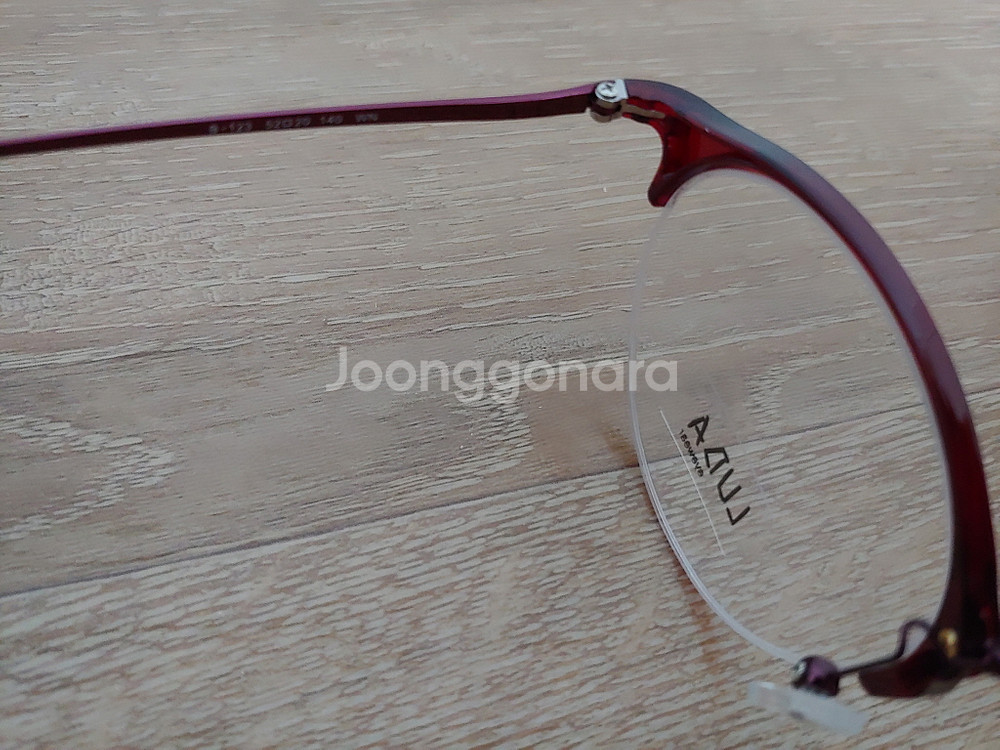 로렌스폴 안경 루다 LUDA 안경테 반무테 경량 버킷리스트 연예인 안경테 미착용 새제품--3