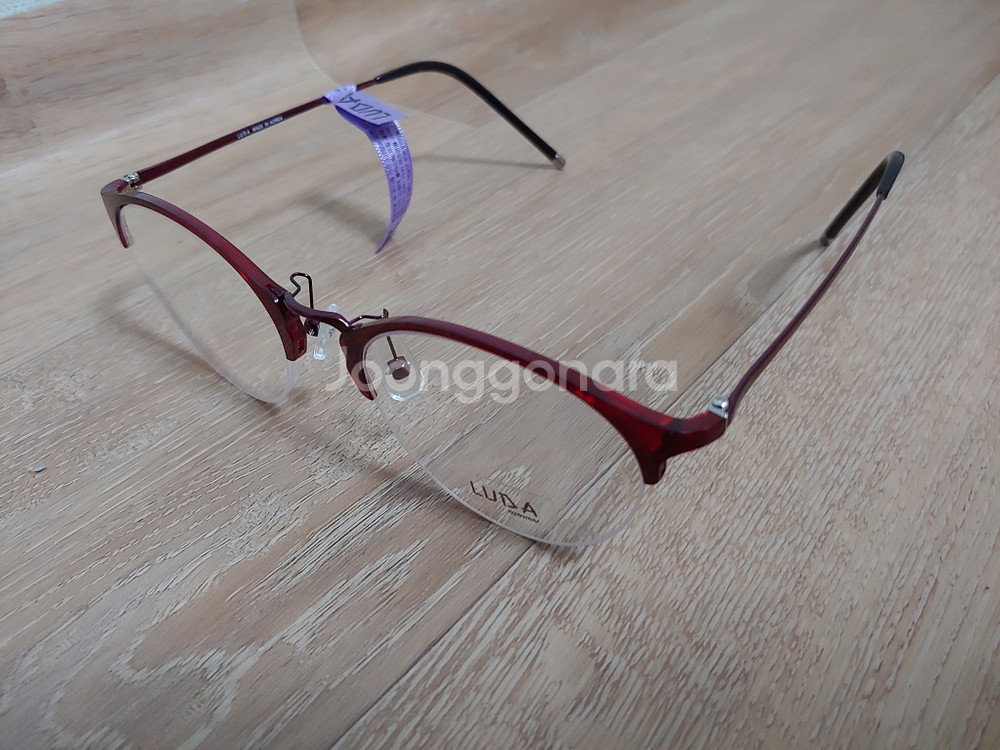 로렌스폴 안경 루다 LUDA 안경테 반무테 경량 버킷리스트 연예인 안경테 미착용 새제품--5