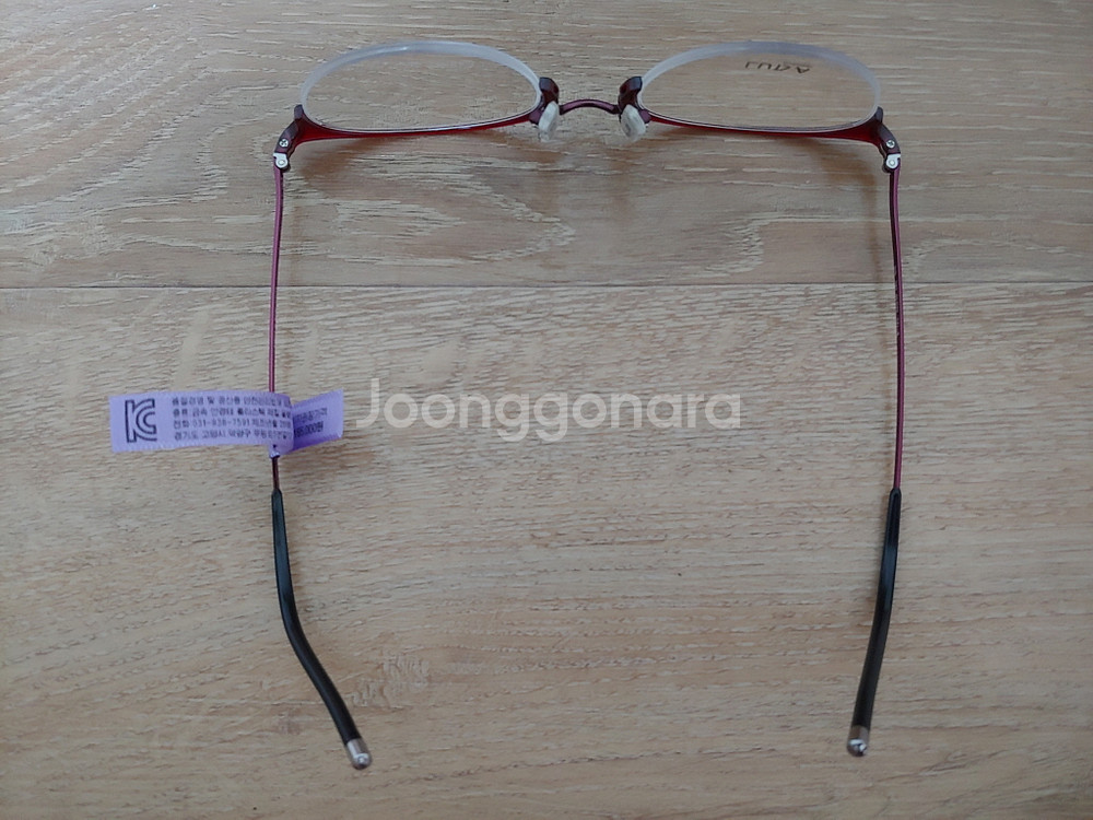 로렌스폴 안경 루다 LUDA 안경테 반무테 경량 버킷리스트 연예인 안경테 미착용 새제품--6