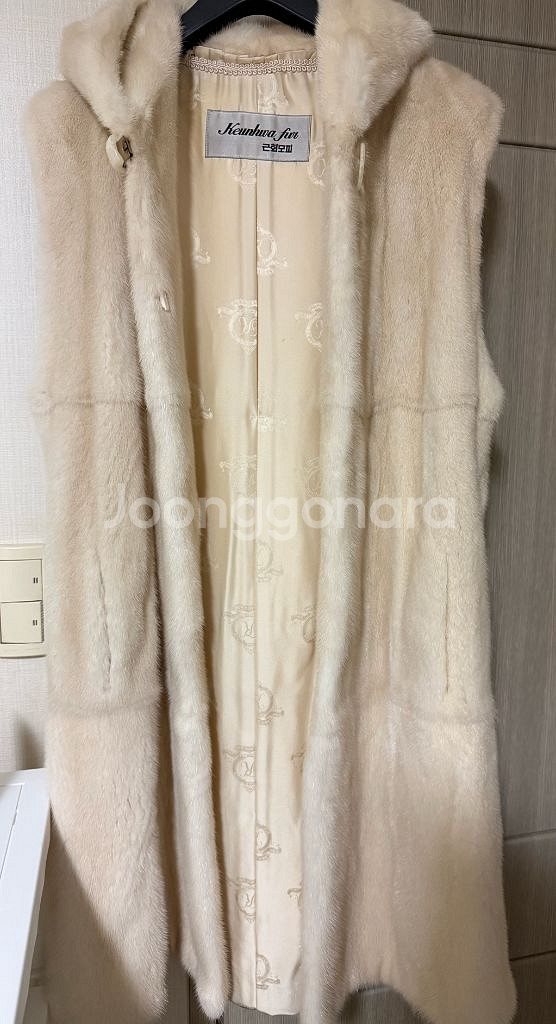 근화모피 밍크 퍼 베스트 66-77--2