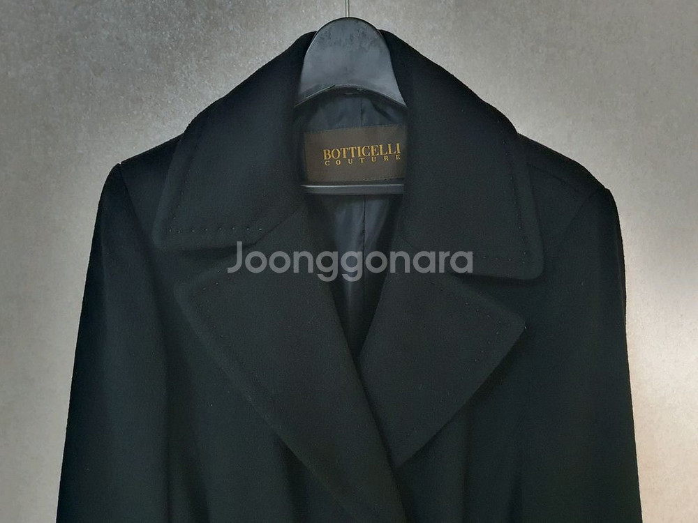 보티첼리 BOTTICELLI 콜롬보 캐시미어 100% 벨티드 코트--1