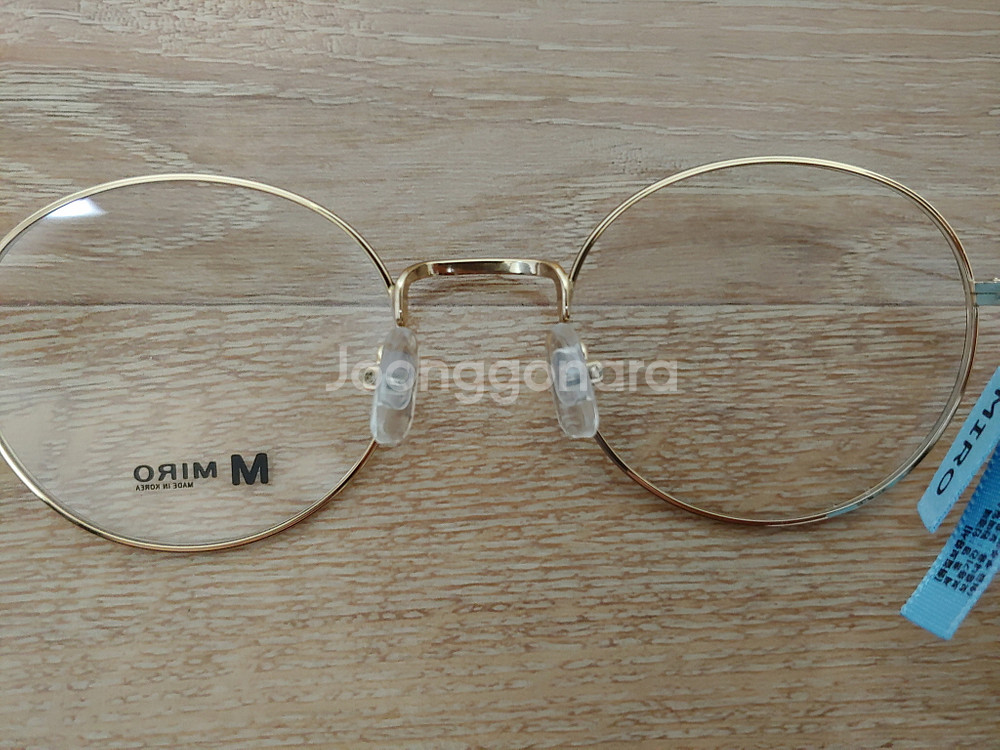로렌스폴 안경 미로 MIRO 안경테 동글이 PU 경량 버킷리스트 금테 미개봉 새제품--5