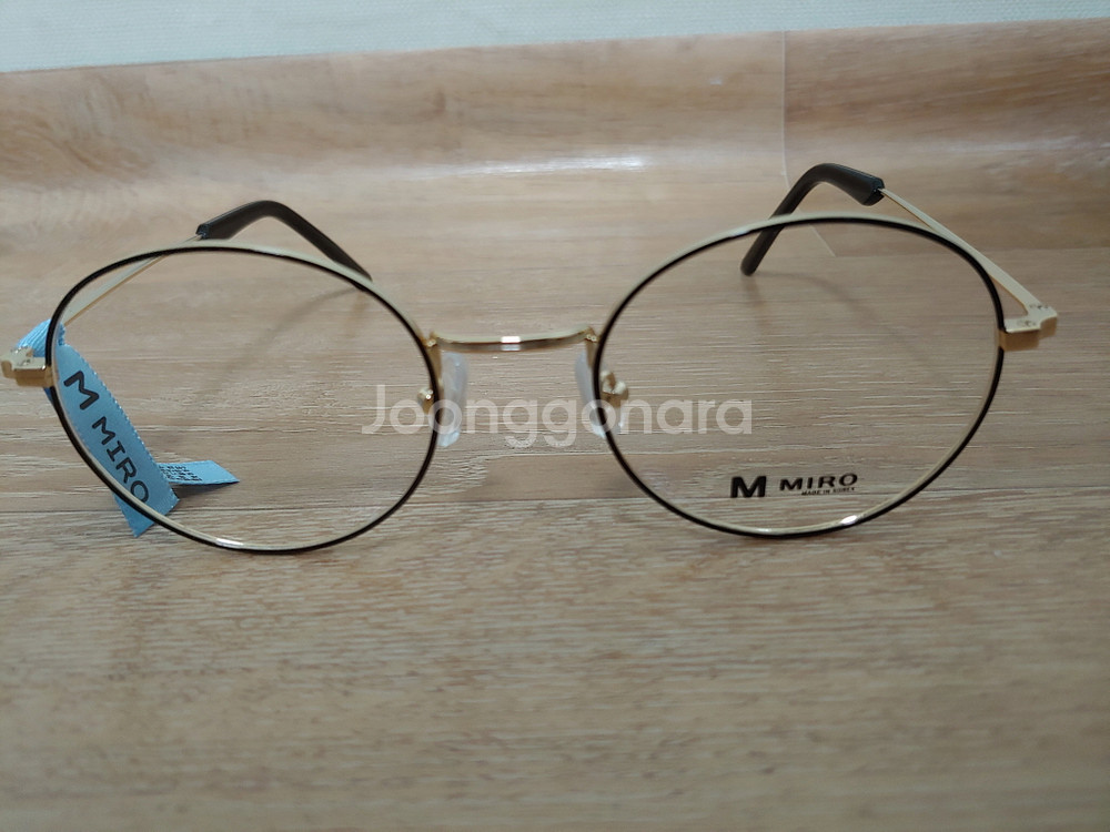 로렌스폴 안경 미로 MIRO 안경테 동글이 PU 경량 버킷리스트 금테 미개봉 새제품--1