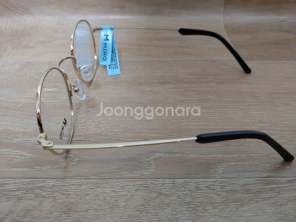 로렌스폴 안경 미로 MIRO 안경테 동글이 PU 경량 버킷리스트 금테 미개봉 새제품--3