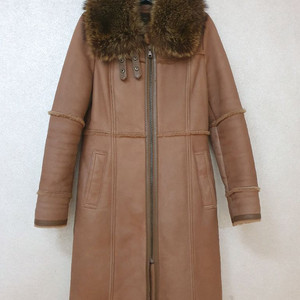 안지크 ANSICH 라쿤퍼 램스킨 무스탕 코트