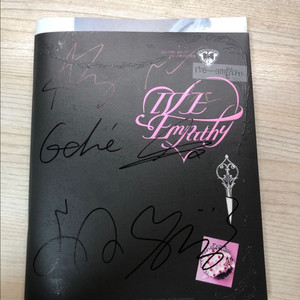 아이브 친필 사인앨범