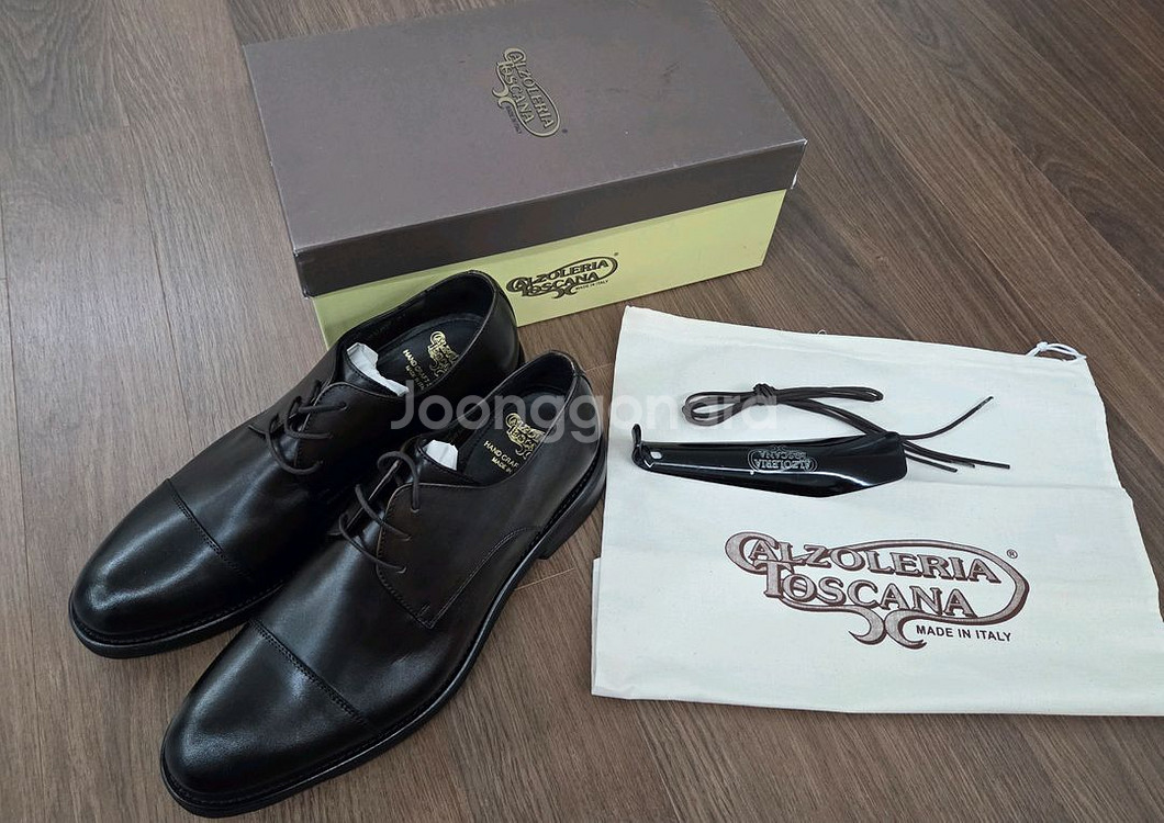 칼조레리아 토스카나 남성 정장 구두 브라운 260mm--0