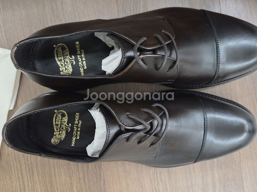 칼조레리아 토스카나 남성 정장 구두 브라운 260mm--1