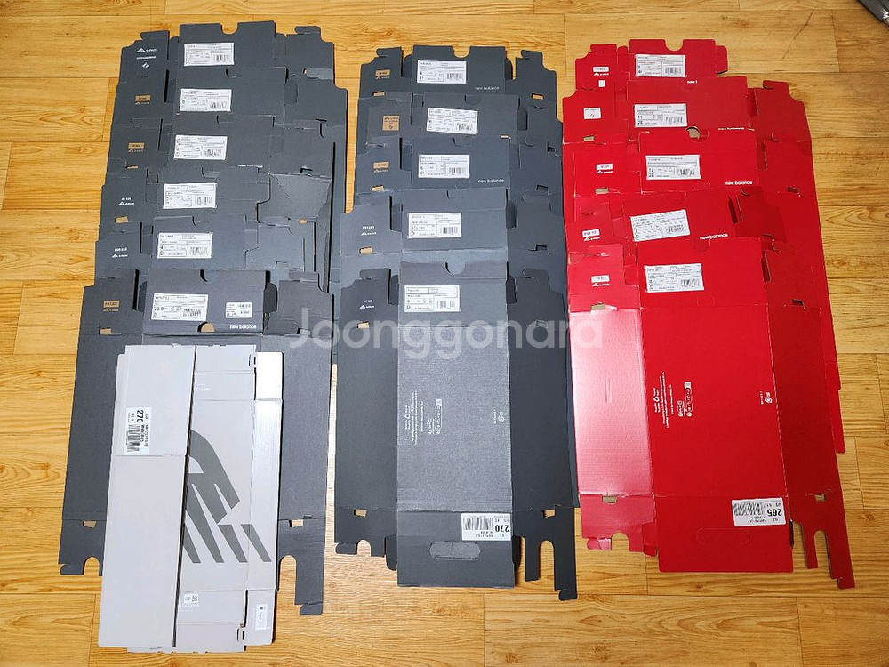 급처 | 뉴발란스 신발박스 총 17세트--0