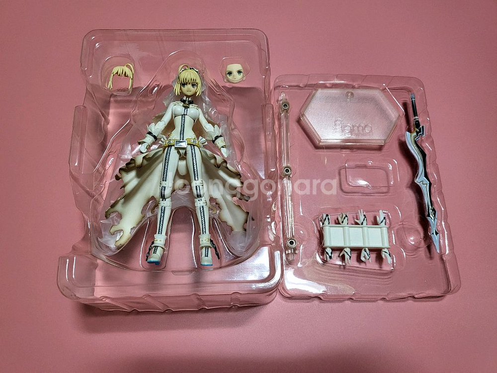 (정크) 페이트 ccc 한정판 특전 피그마 세이버 네로--0