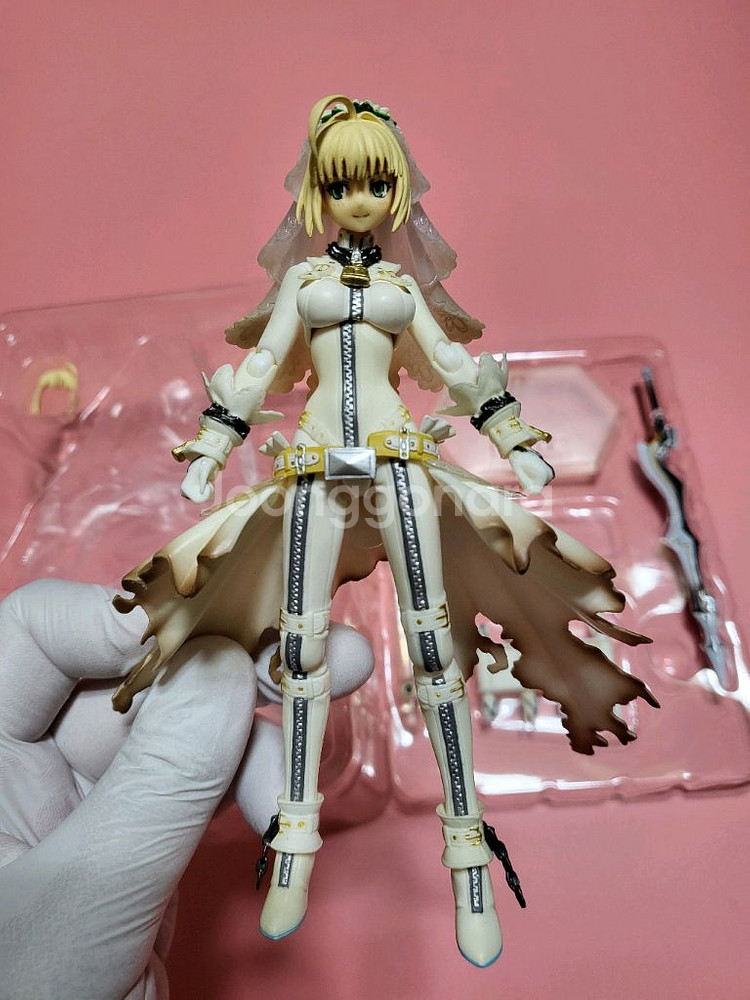 (정크) 페이트 ccc 한정판 특전 피그마 세이버 네로--3